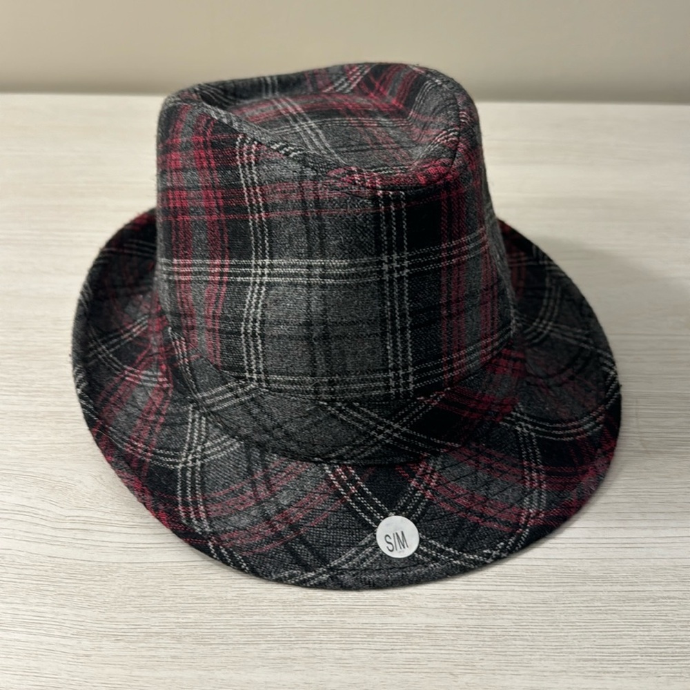 Westend Plaid Fedora NWT Size S/M Unisex